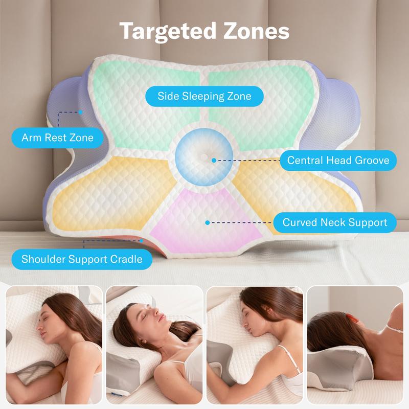 Alcédo Ultra Pain Relief Cervical Pillow